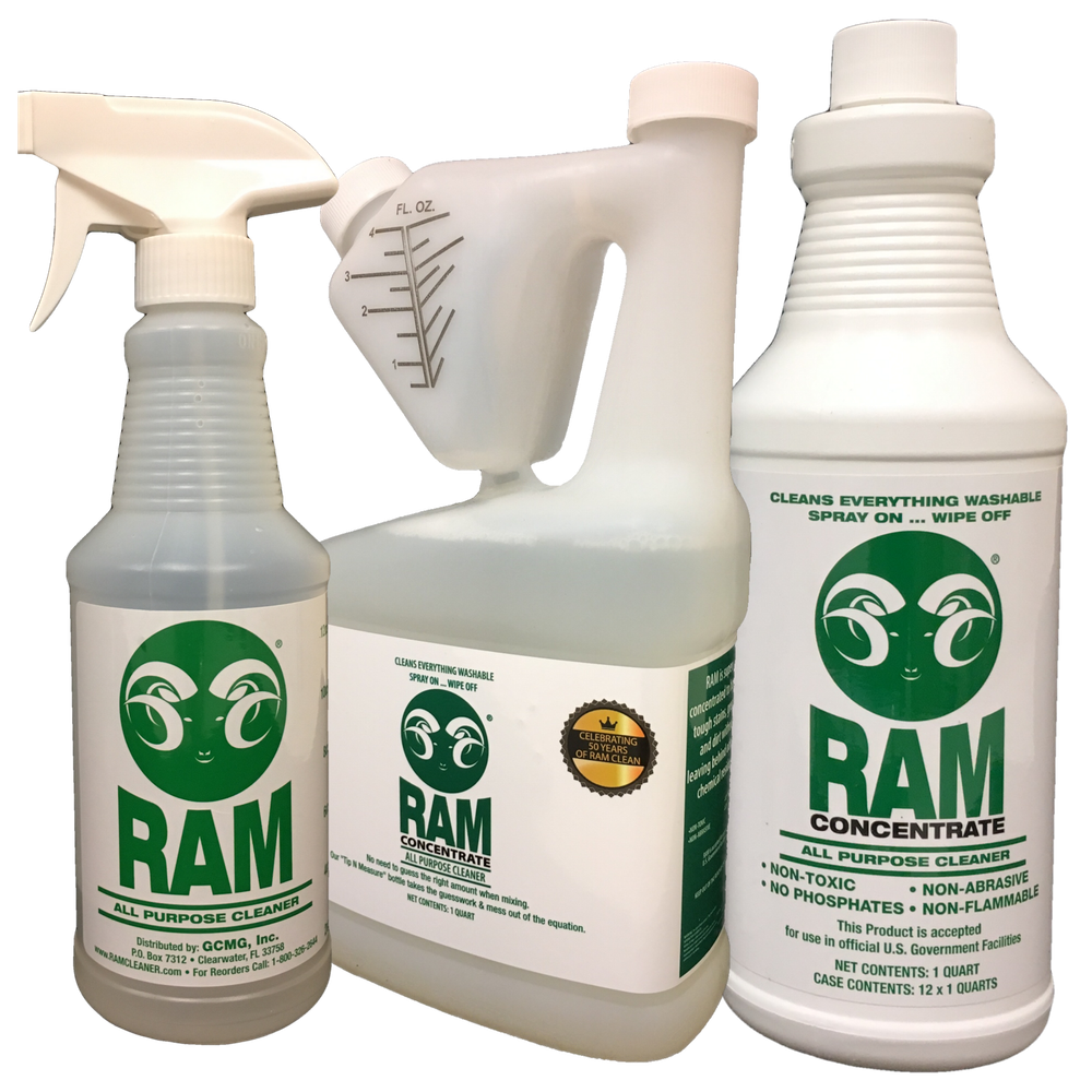 Ram All Purpose Cleaner Concentrate - Two Quart Kit