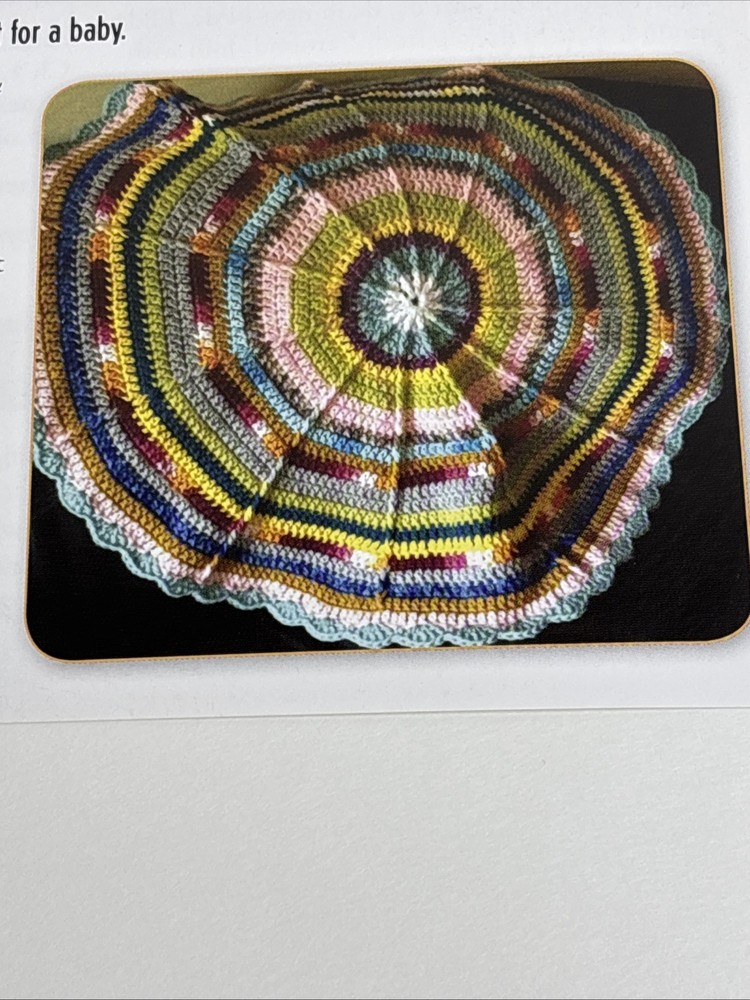 Cobweb Baby Play Mat Crochet Pattern Card Page