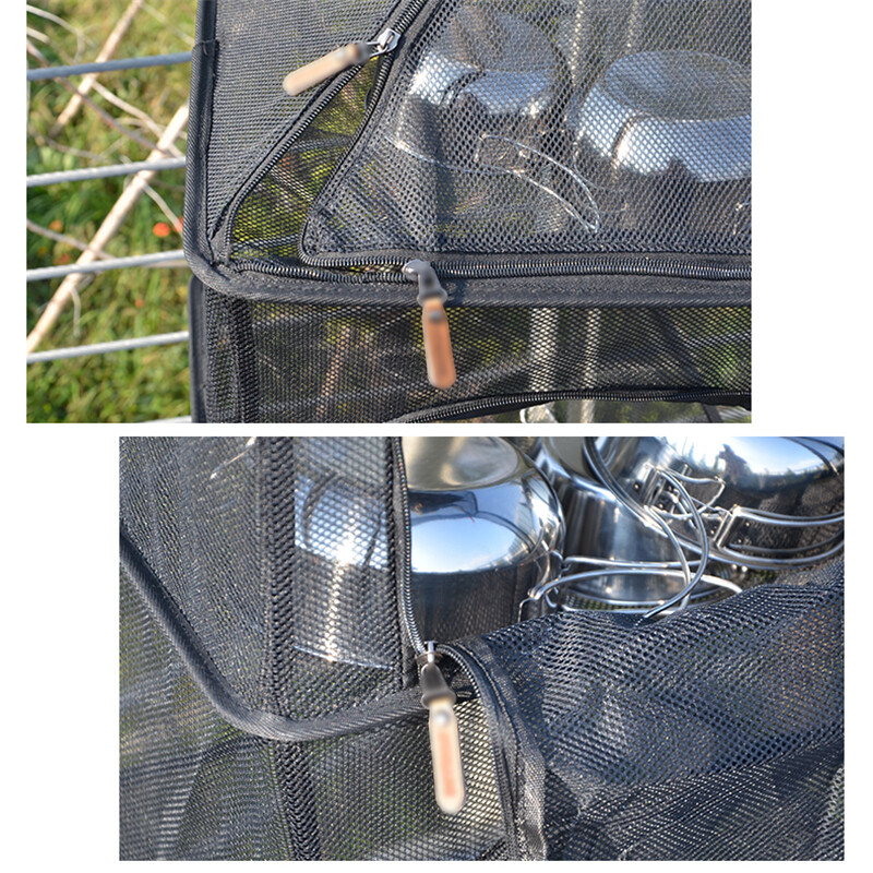 Vegetable Drying Dryer Rack 4 Layer Net Hanging Storage Organizer Basket