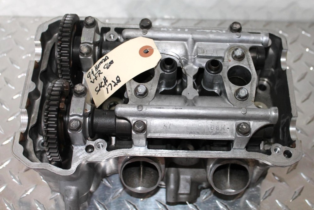 1999 HONDA INTERCEPTOR 800 ENGINE TOP END REAR CYLINDER HEAD