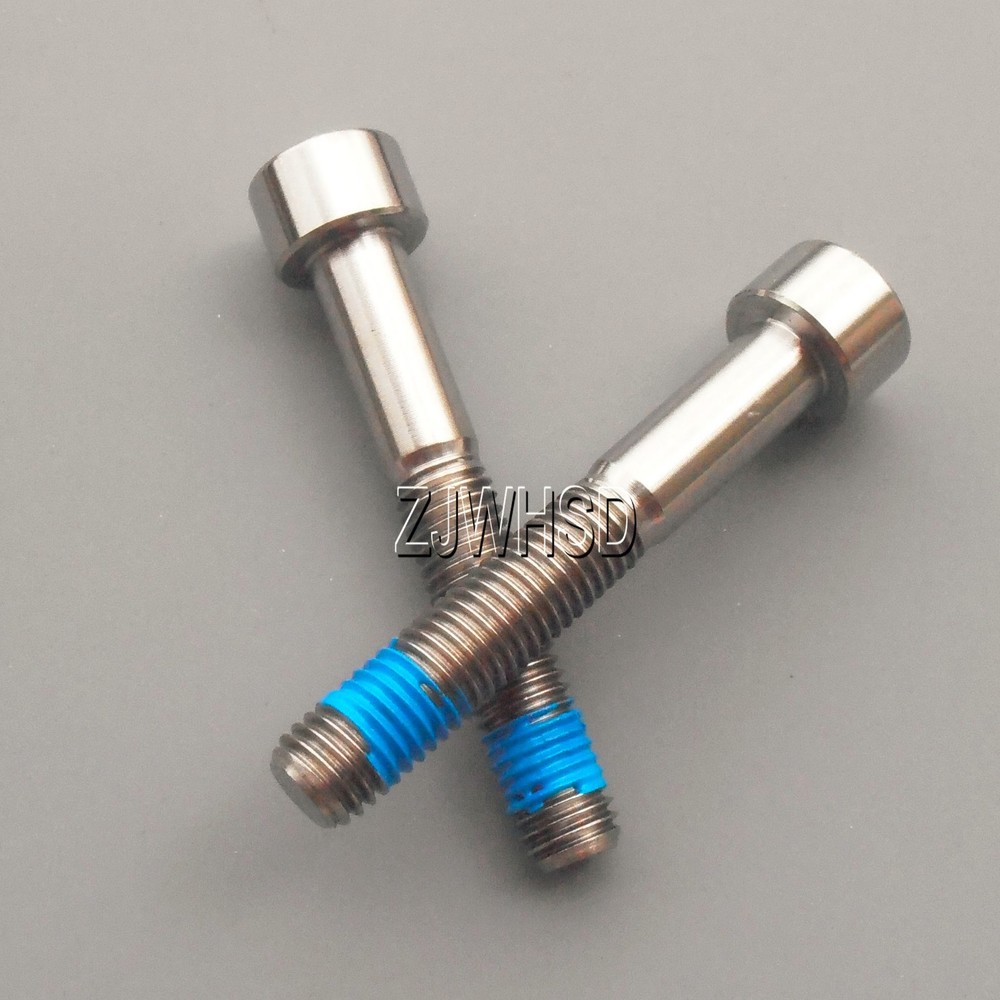 2pcs M7 x 45 Ti tanium Screw Bolt Allen hex Socket Cap head with ThreadLocker