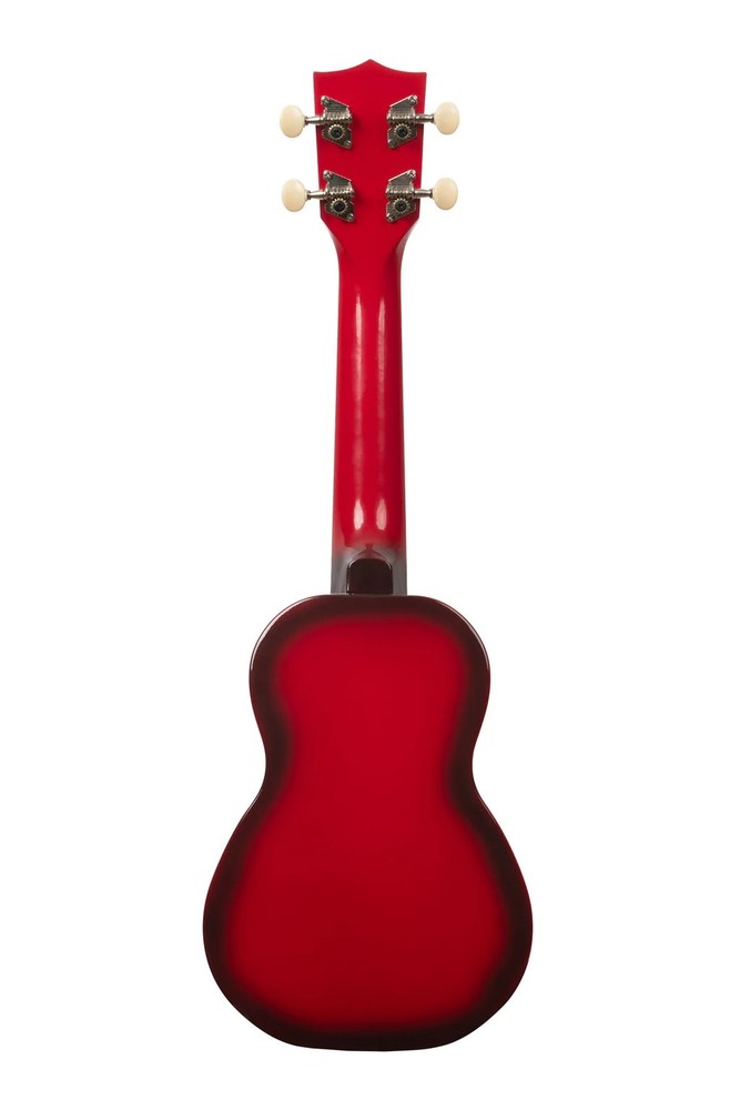 Makala Soprano Dolphin Series Ukulele, Red Burst