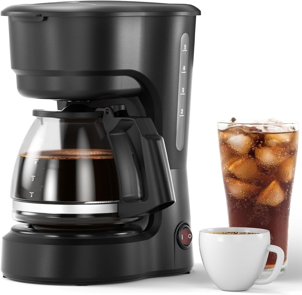 COWSAR Compact Coffee Machine Drip Coffee Maker with Pause & Brew, 2H Keep Warm