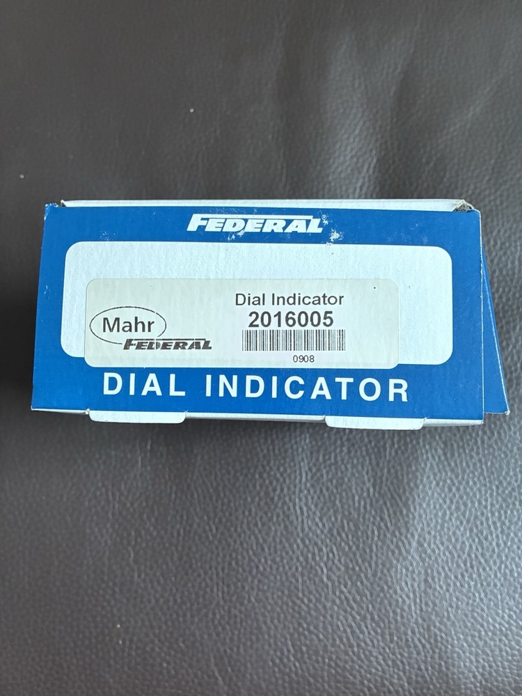 MAHR Federal Dial Indicator, 0.001” 2016005