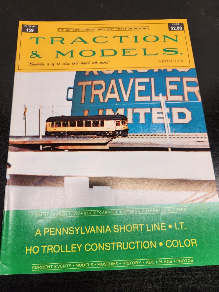 10 Issues of 1978 Traction & Models - Model Railroads