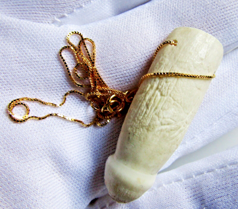 Stunning Amazonian Crocodile Tooth (Molar) - Silver Plated Gold - Genuine