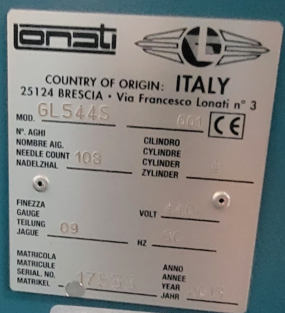 LONATI Sock Knitting Machine GL544S