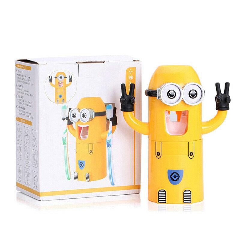 Toothbrush Holder Auto Toothpaste Squeezer Dispenser A3