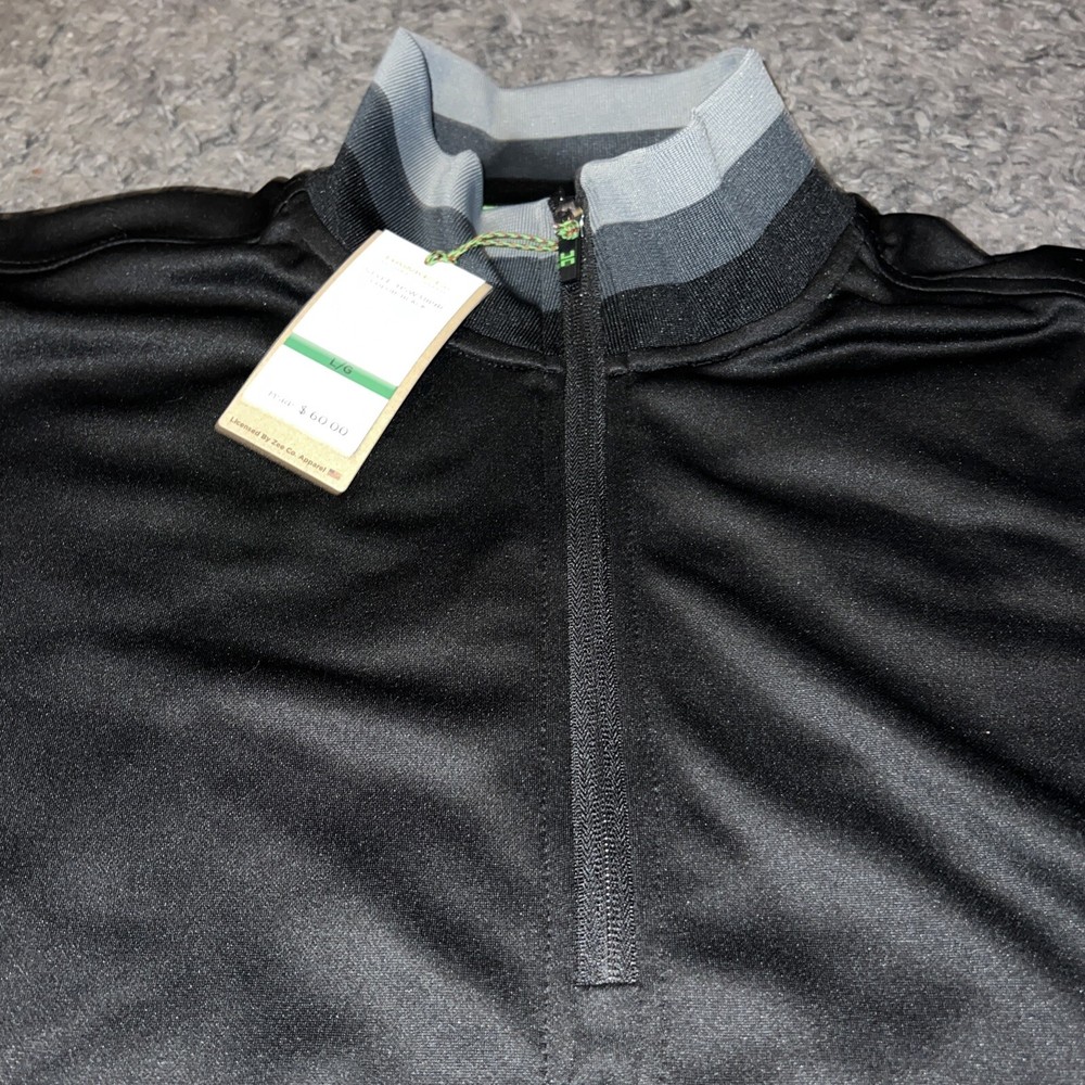 Hawke & Co Pro Series Outerwear Black 1/2 Zip Pullover Golf Jacket Men’s Large