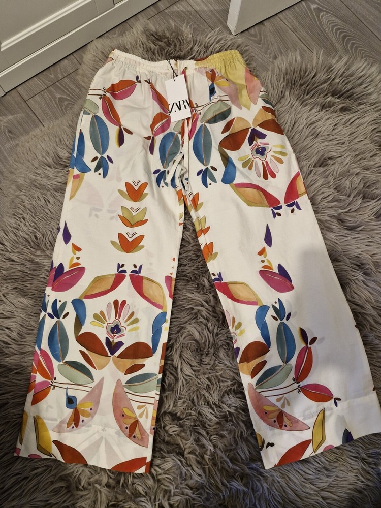 ZARA Printed Trousers Size M 2903/047