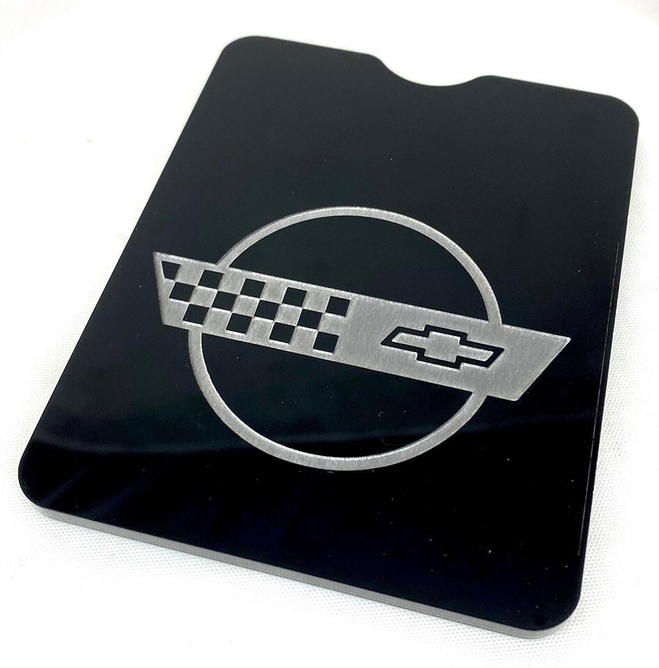 C4 Corvette Center Console Cover BLACK (1984 - 1989)