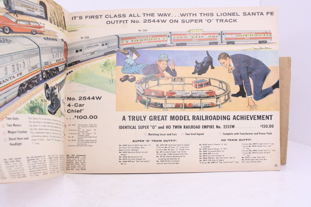 Lionel 1960 Color Catalog Good Condition