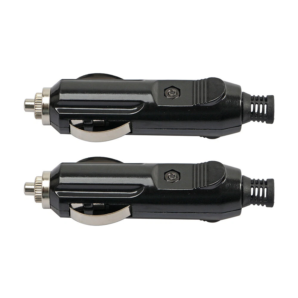 2Pack 12V Male Car Cigarette Lighter Socket Plug Connector USA