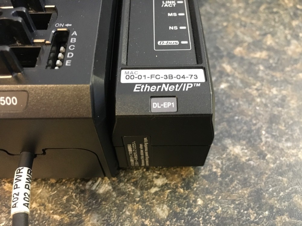 KEYENCE GT2-500 AMPLIFIER & DL-EP1 ETHERNET/IP (KB)