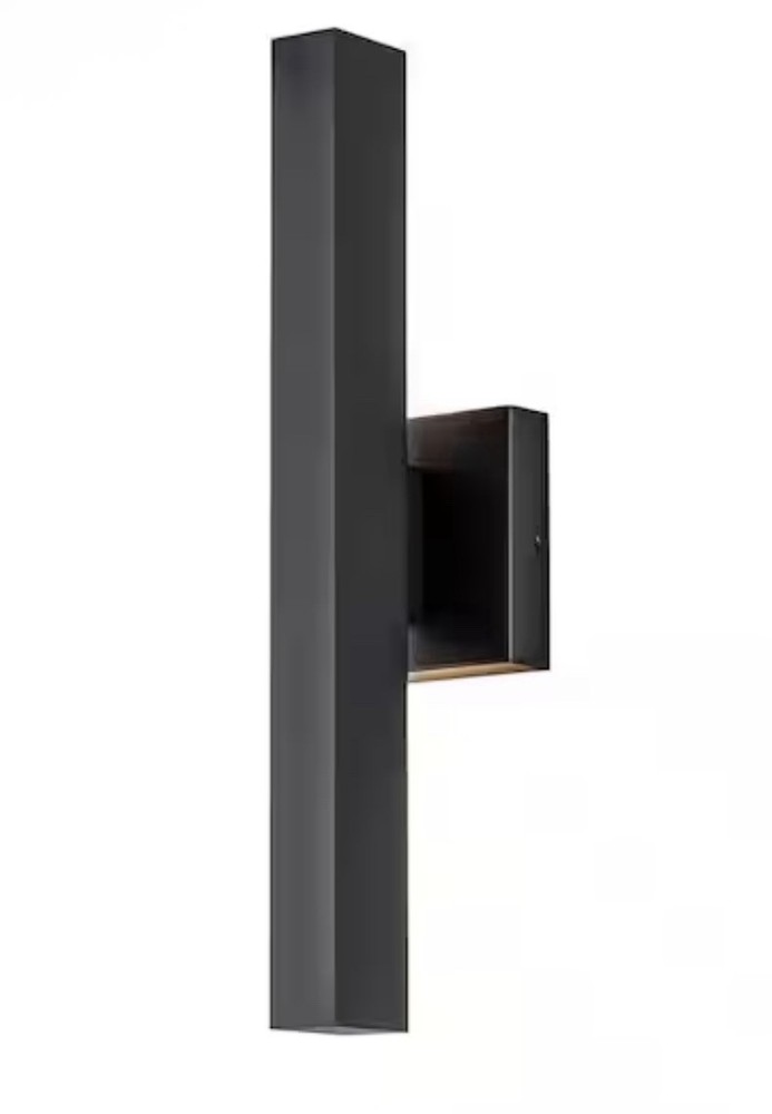 RRTYO Edith 20 in Black Modern Linear Integrated LED Wall Light Sconce