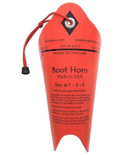 Ski Boot Horn - Helps Put on Ski Boots Easier!