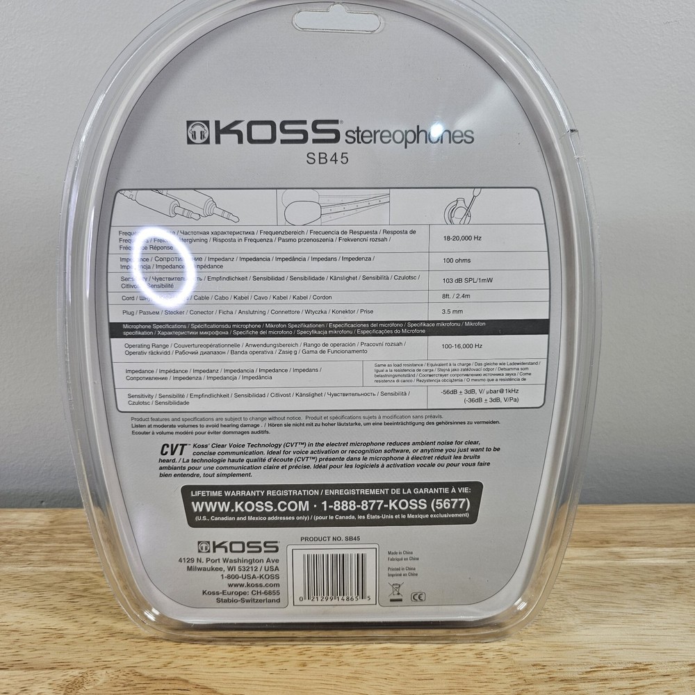 Koss SB45 USB Full Communications Headset with Mic