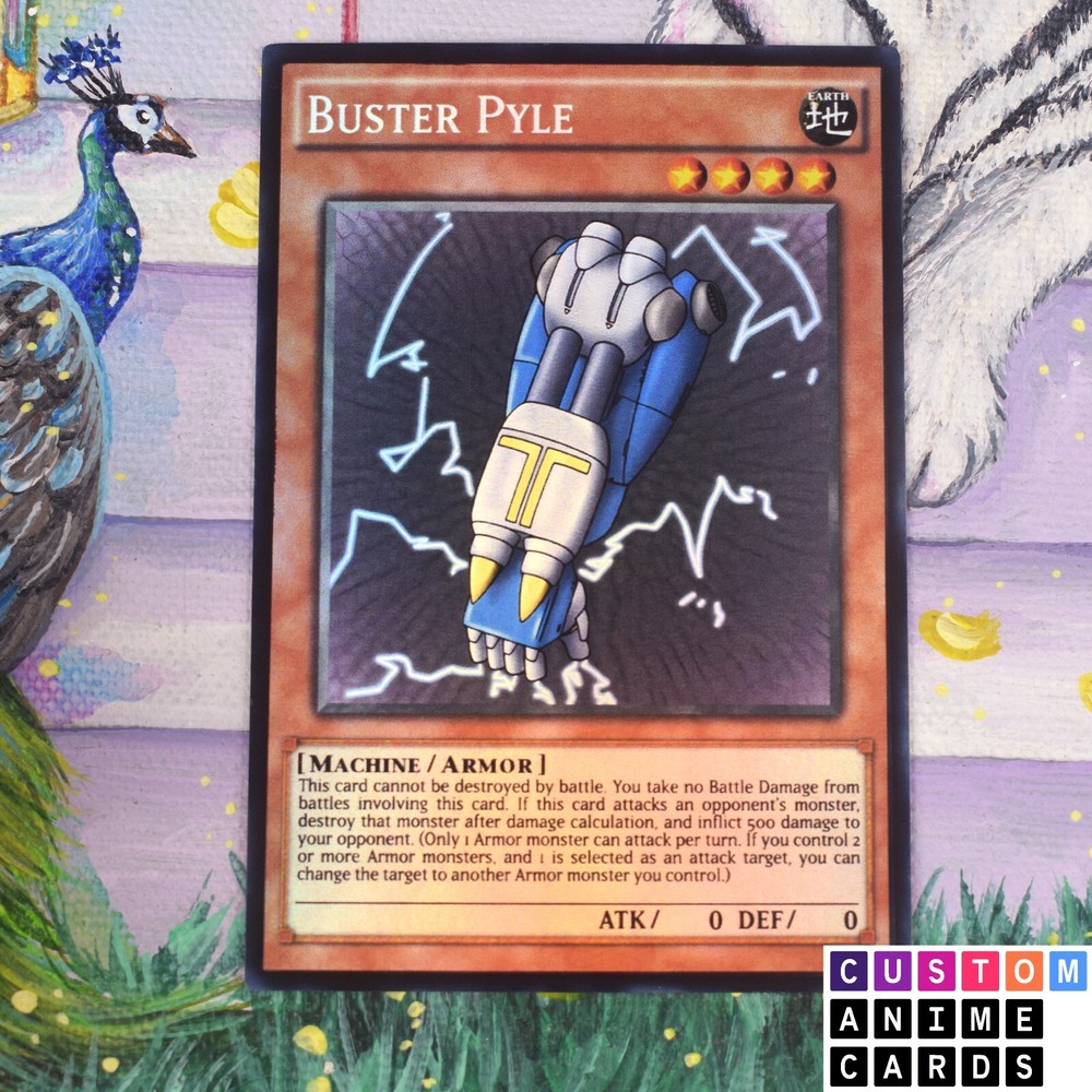 Buster Pyle ANIME EFFECT HOLO card