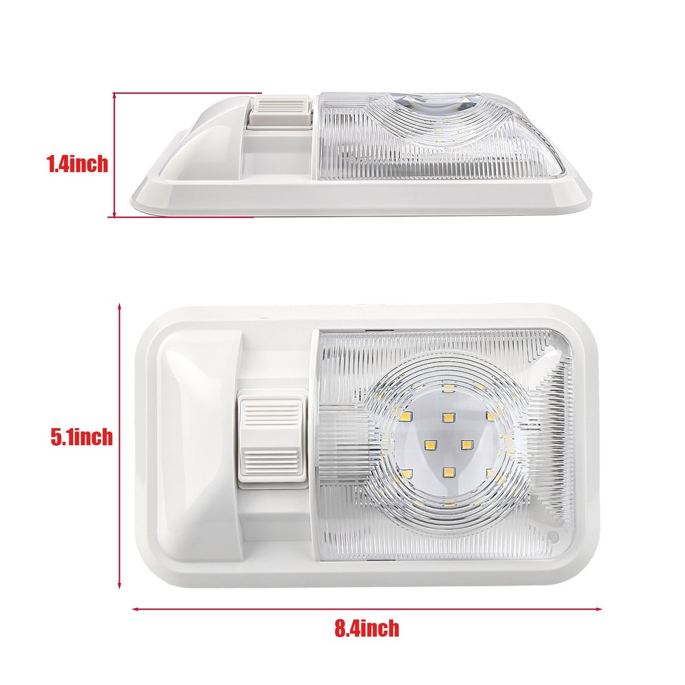 5Pack 12V Led RV Ceiling Dome Light RV Interior Lighting for Trailer Camper