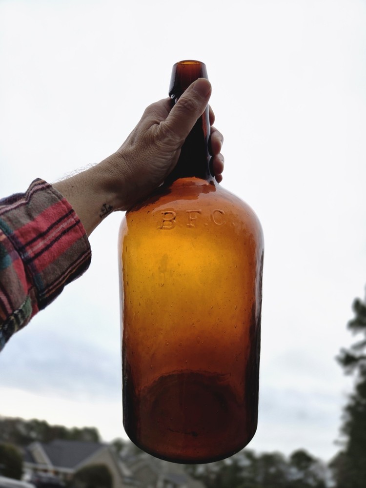 Amber, B.F.C. Demijohn