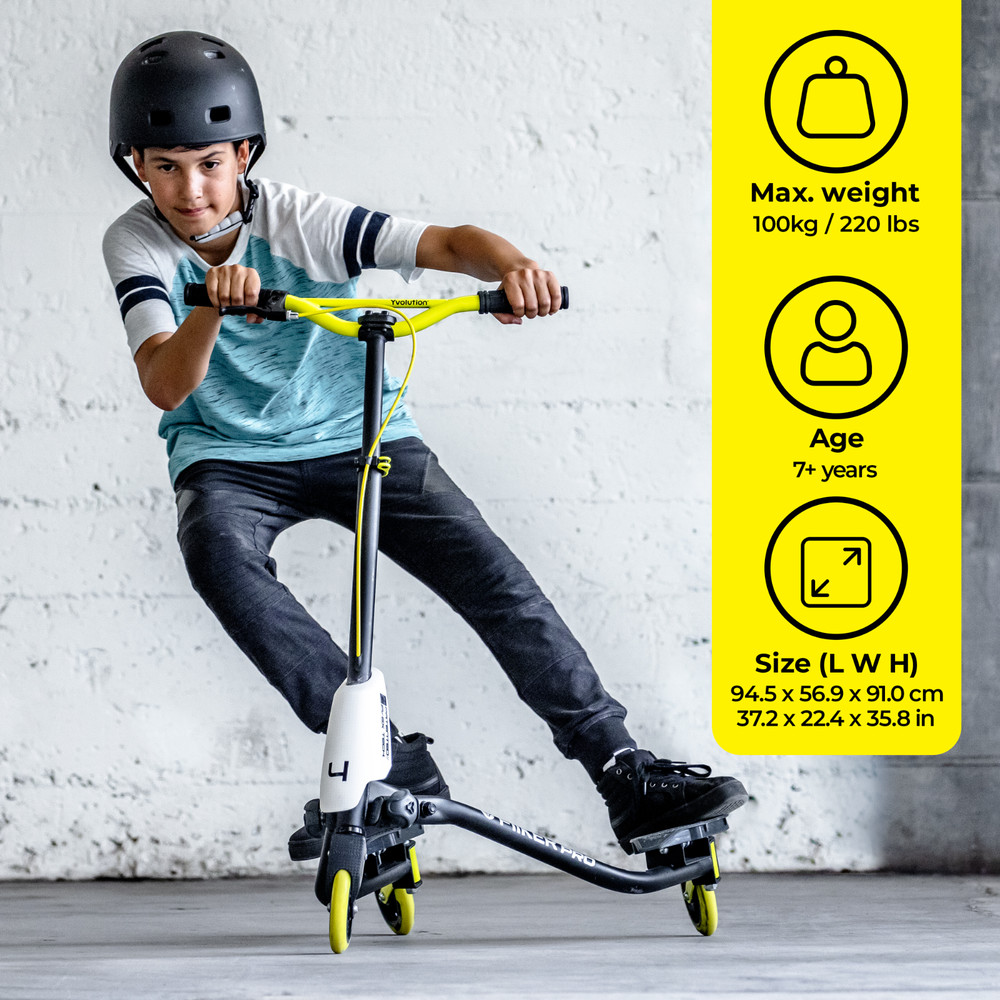 Yvolution Fliker Pro Kids and Adults Drift Scooter
