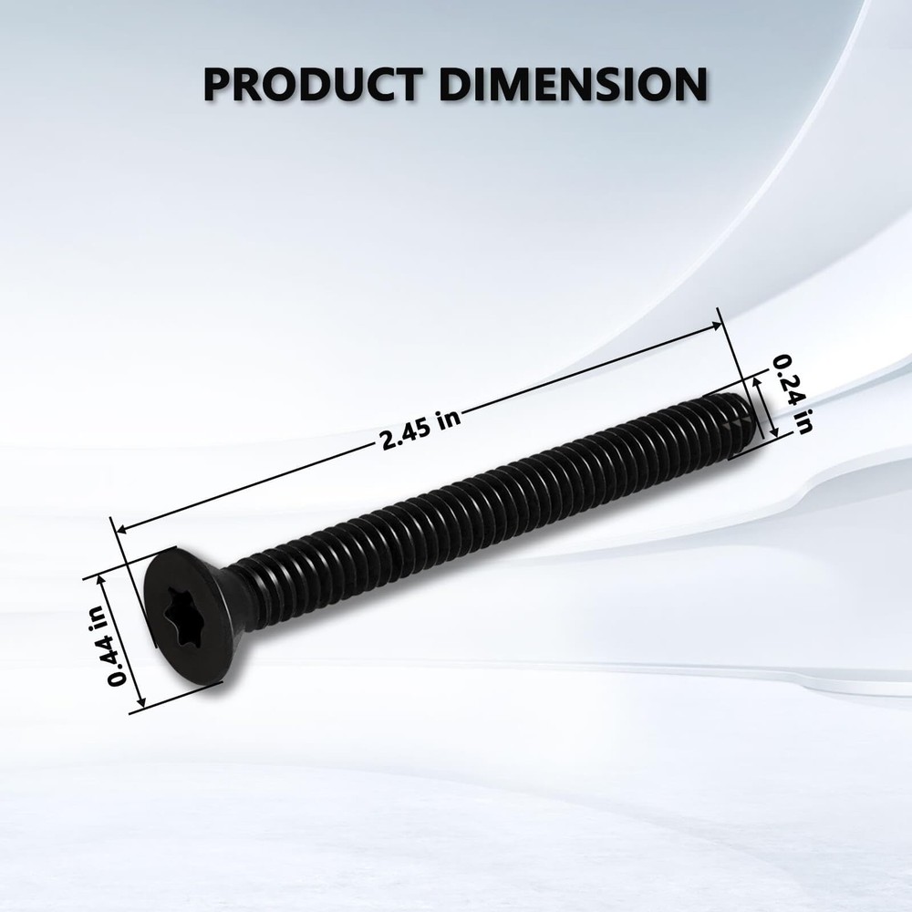 1/420 x 2 1/2 Trailer Deck Screws Self Tapping, Flat Head Floorboard Thread C...
