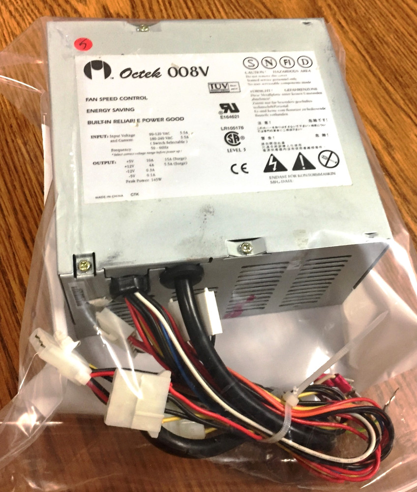 Octek 008V Switch Selectable Power Supply