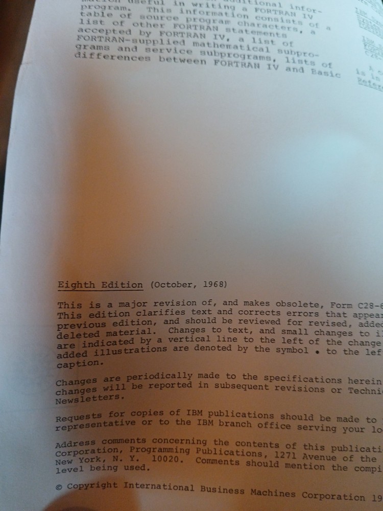 1968 IBM System 360 Reference Library & 1969 Technical Newsletter