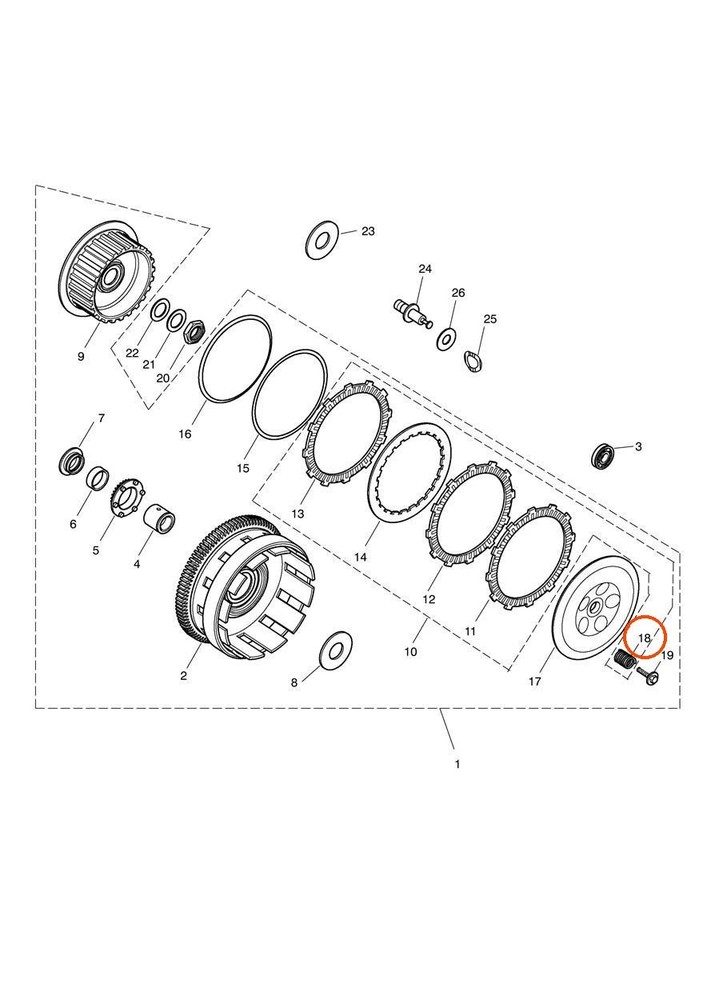 Triumph T1171201 - Genuine OEM Clutch Spring