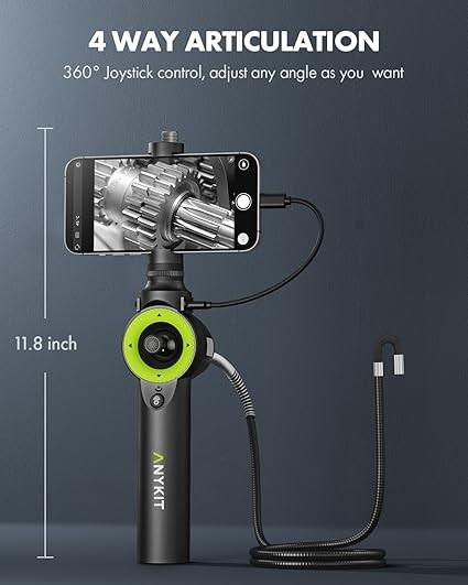 Anykit 360° 4 Ways Articulating Borescope