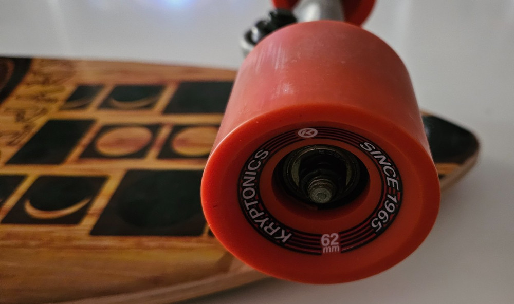 Kryptonics 38" Longboard Skateboard Used with mild wear