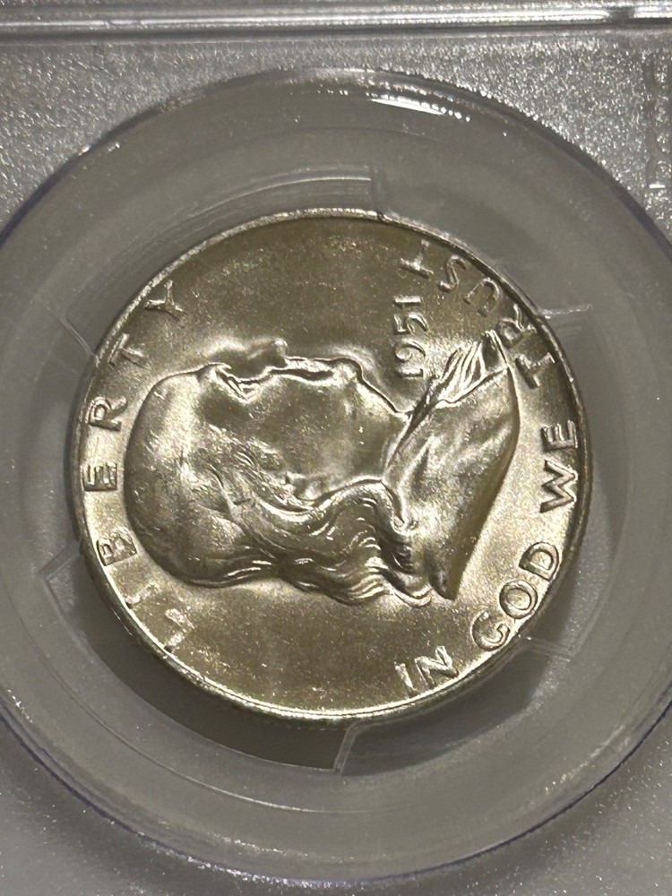1951 S Franklin Silver Half Dollar PCGS MS64