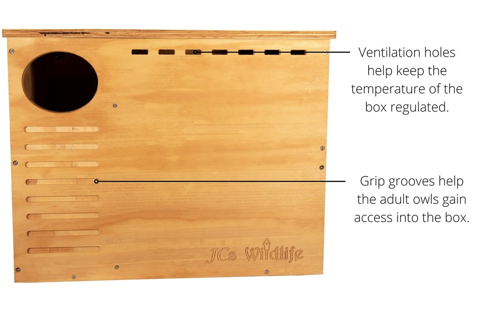 JCS Wildlife Barn Owl Nesting Box