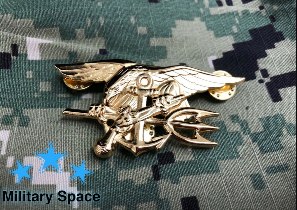 GENUINE U.S. NAVY BADGE: SPECIAL WARFARE - REGULATION SIZE