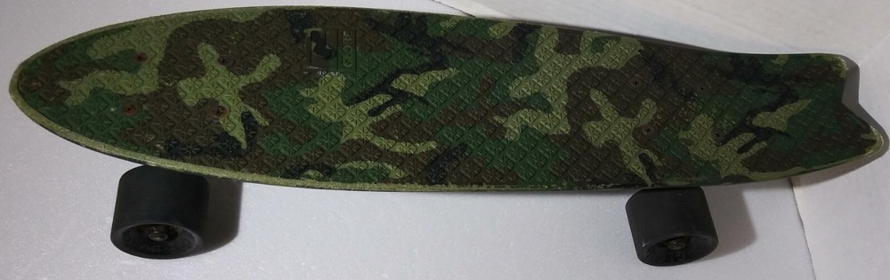 Globe Skateboard Penny Board Camo Green Bantam S.T. Camouflage Distressed Rust