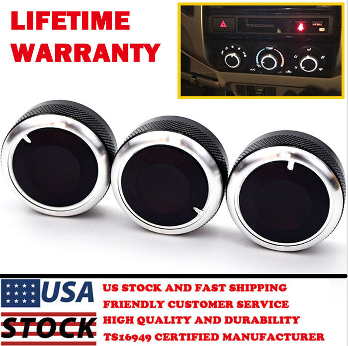 For SCION xB TOYOTA bB Dash Heater A/C Switch Knobs Heat Climate Control Button.