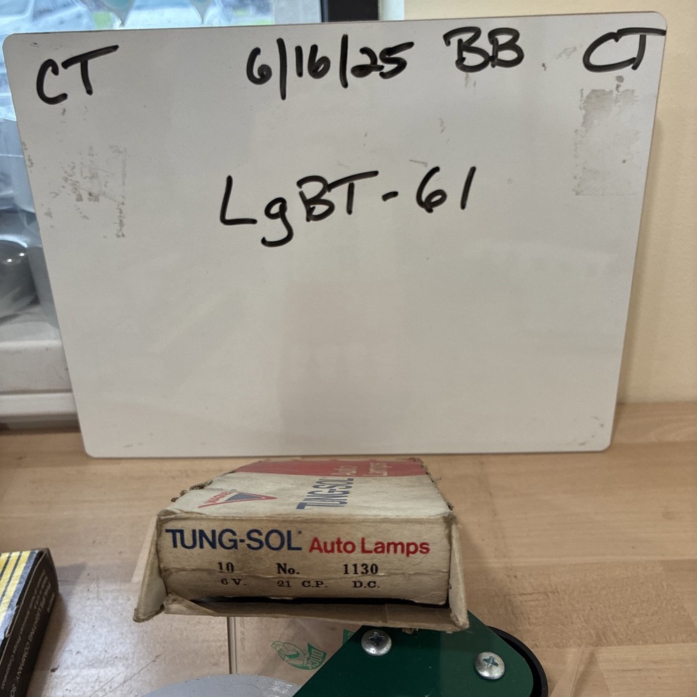 (4) Tung Sol No.1130 / 21CP / 6V  DC