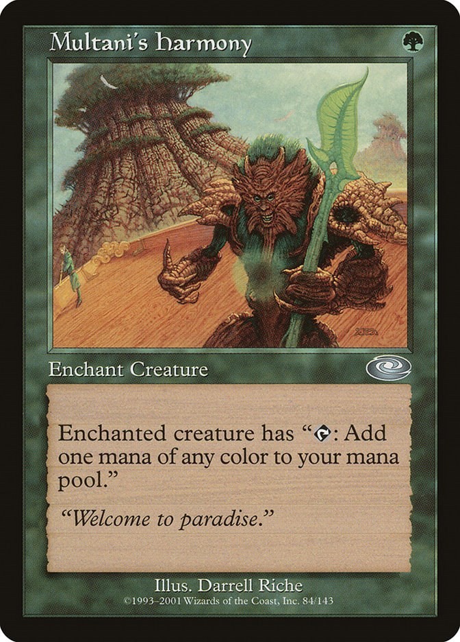 Multani's Harmony Planeshift 84 MTG MP