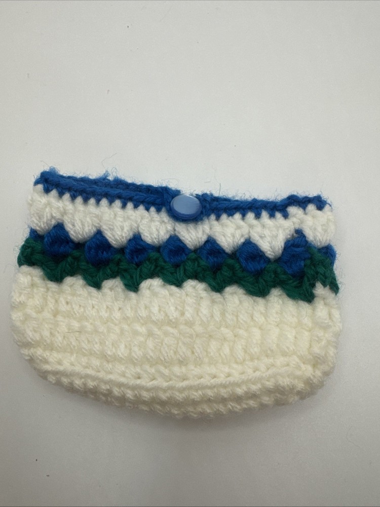 Crocheted small bag bags Getting 1