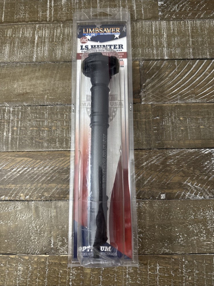 NEW LIMBSAVER 4530 LS HUNTER 9.5" 6.2 OZ COMPOUND BOW STABILIZER CARBON BLACK