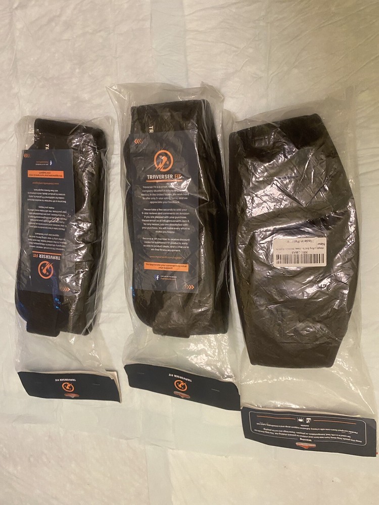 Traverse Fit Medium Weight Training Belts 3 Pack Brand New