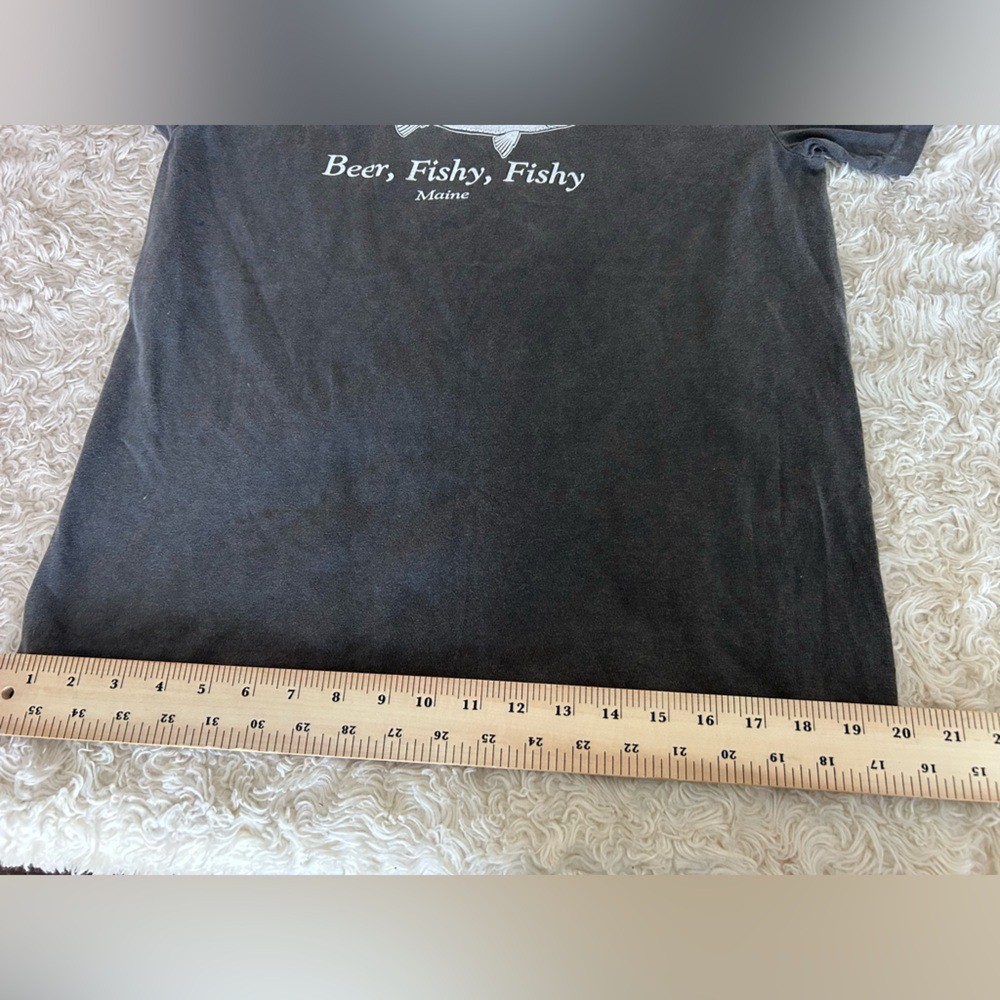 Comfort Colors Graphite Fish Tee SIZE M