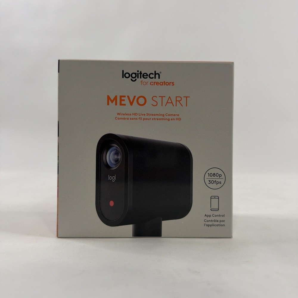 Logitech Mevo Start Webcam 12 Megapixel Black USB Type C 1 Pack 961000498