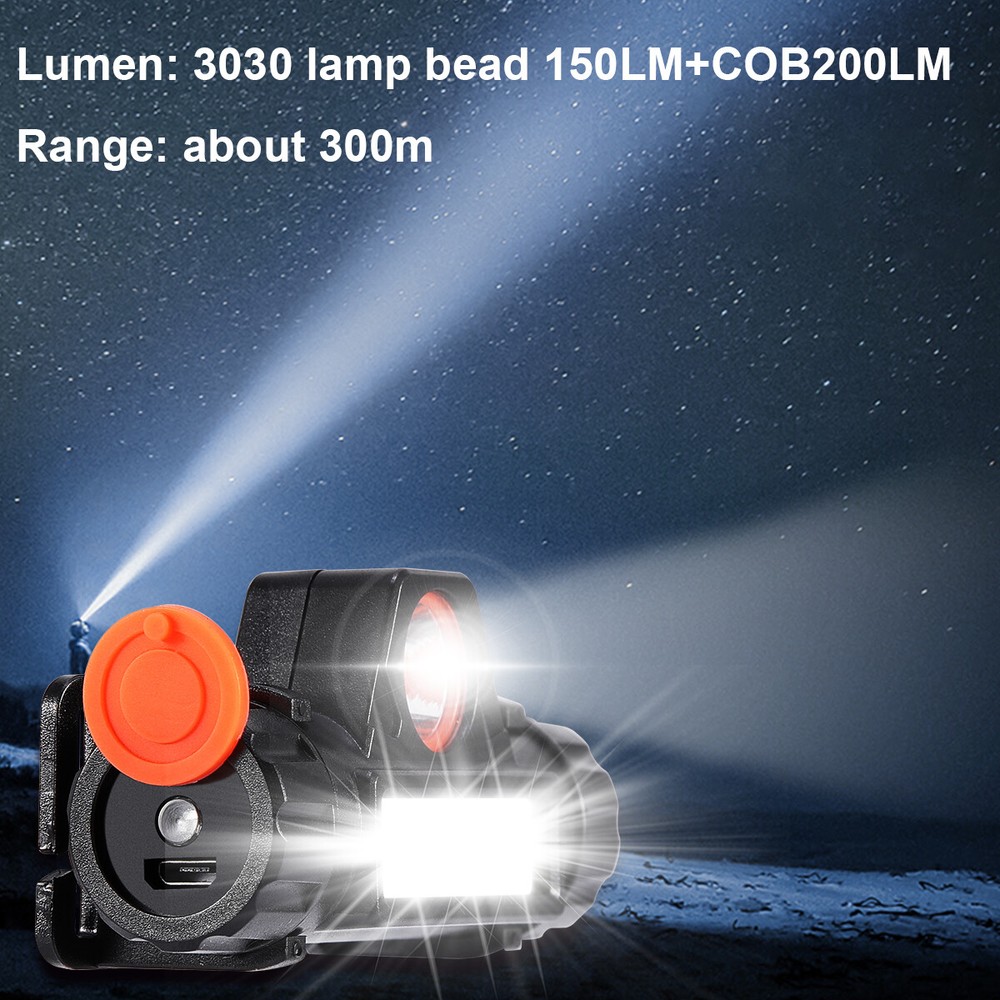 1-5Pack USB Rechargeable Waterproof LED Headlamp Headlight Head Light Flashlight