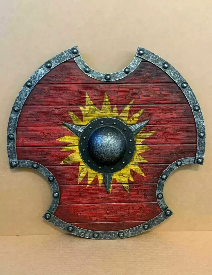 Medieval Valkyrie Authentic Viking Shield, valhalla shield, Round Wooden Shield