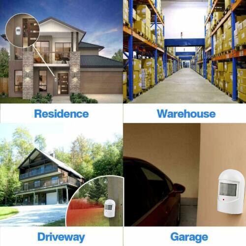 600FT Wireless Motion Sensor System Driveway Alarm Alert Security Indoor