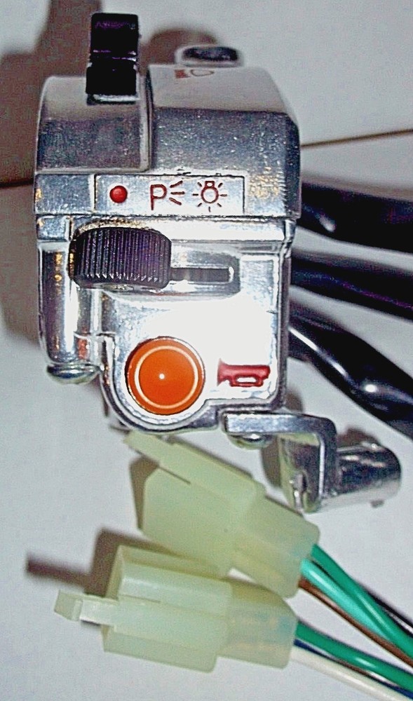 Older Chinese 8Wire LHS Horn and Light Handlebar Switch