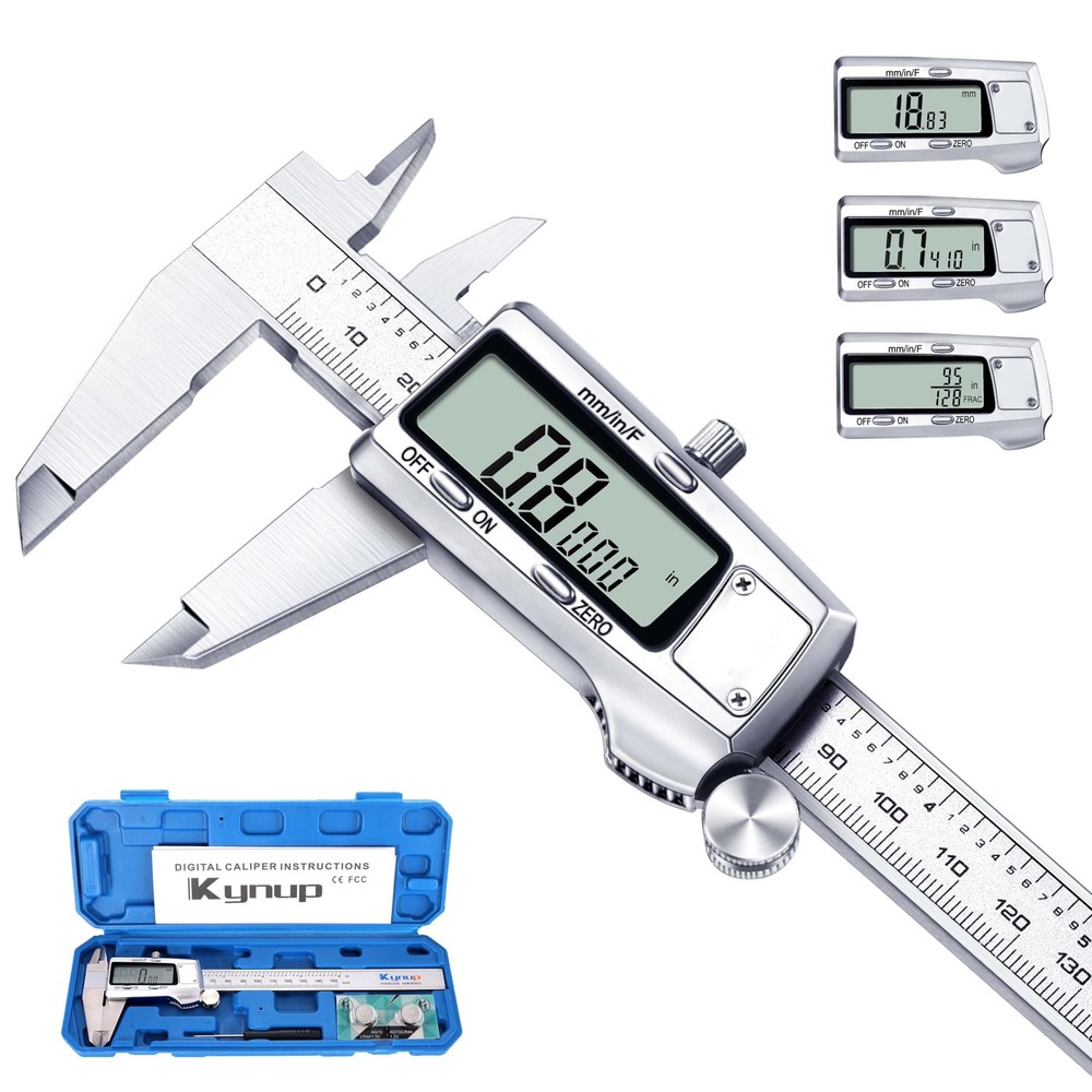 Digital Caliper, Caliper Measuring Tool, Micrometer Dial Vernier Caliper Digi...