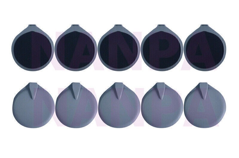 5 Pairs Reusable Rubber Replace Electrode Pads For Microcurrent Body Shape Unit