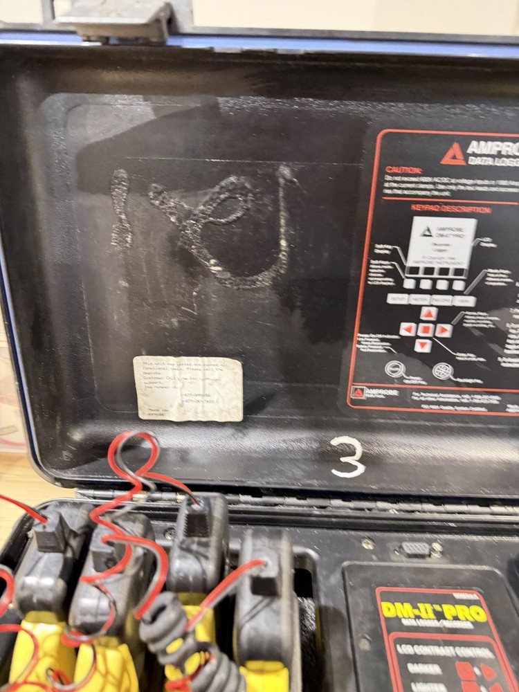 AMPROBE DM-II PRO DAT LOGGER RECORDER W/ ACCESSORIES- SHIPS FAST